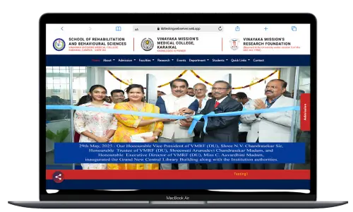 College website design for SRBS