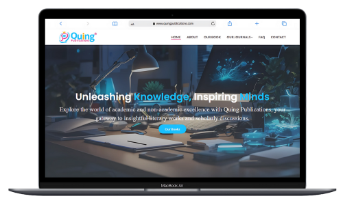 Corporate website design for Quing company